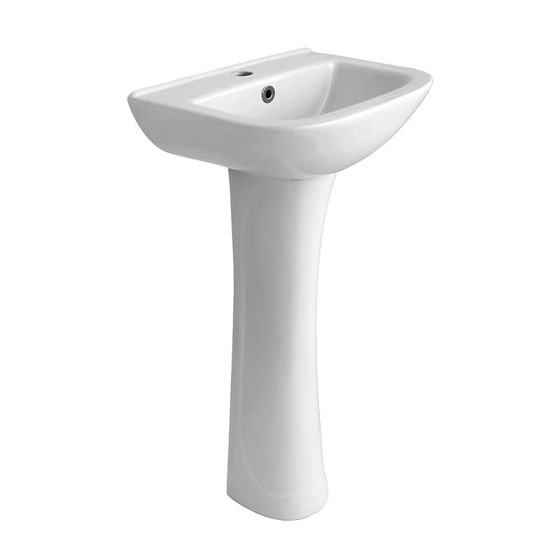 LX-3210F Bathroom Pedestal Wash Basin Ceramic Hand Wash Basin Sink