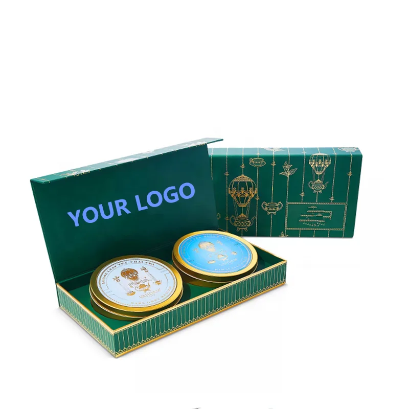 FULLSUN Wholesale Luxury Magnet Empty Gift Packaging Box For 1 2 3 6 tea bottle
