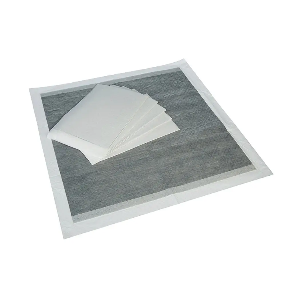 2025 OEM Acceptable Pet Products Activated Carbon Charcoal Disposable Pet Pee Pad For Potty Urine Training