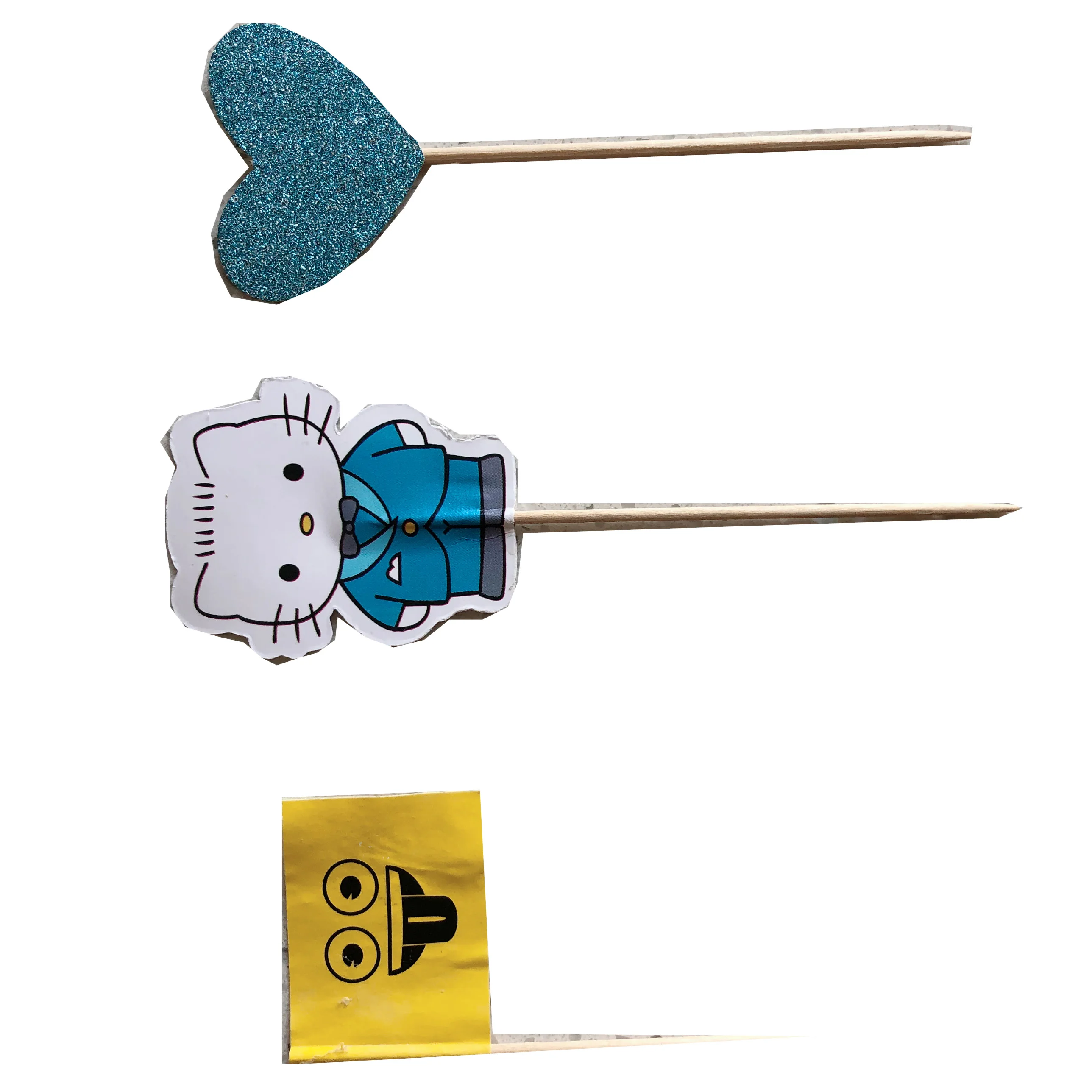 
 65*2,2 мм биоразлагаемые деревянные флаги для коктейлей и зубочисток  