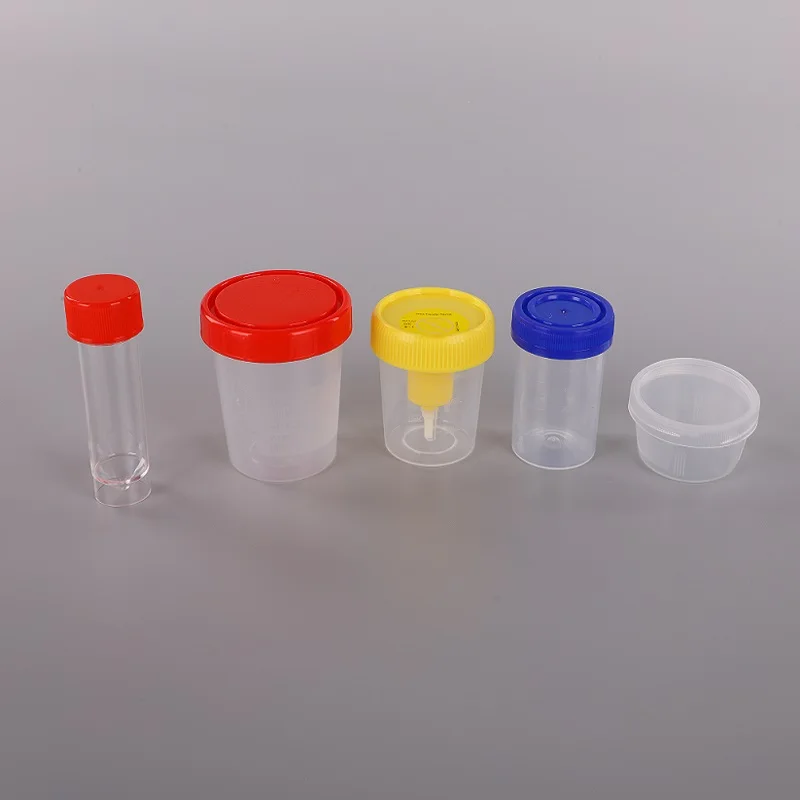 30Ml 60Ml 90ml Urine Drugs Collection Test Cup Leak Proof Medical Vacuum Negative Pressure Urine Cup