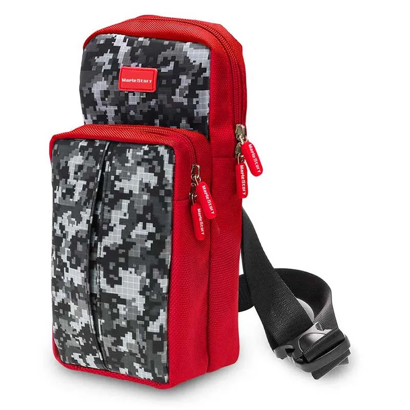 Portable Crossbody Storage Bag Game Accessories Organizer Portable Shoulder Bag Storage Backpack for Nintendo Switch Smartphone