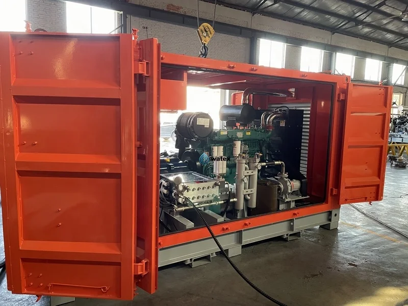 Ultra high pressure water jet cleaner with germany pump for heavy oil cleaning ship rust and pipe cleaning hydro jetting washer