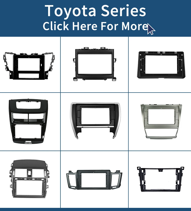 Car Radio Car Dvd Player Android Car Stereo Kit De Dash Facia  Frame Panel For Toyota 9Inch 10.1Inch Android Screen