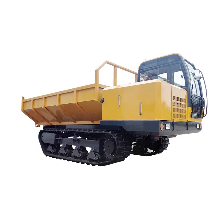 China 10ton capacity crawler dumper with grapple