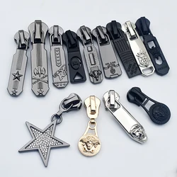 Пользовательские металлические этикетки, застежки-молнии, Съемники для металлических этикеток, застежка-молния