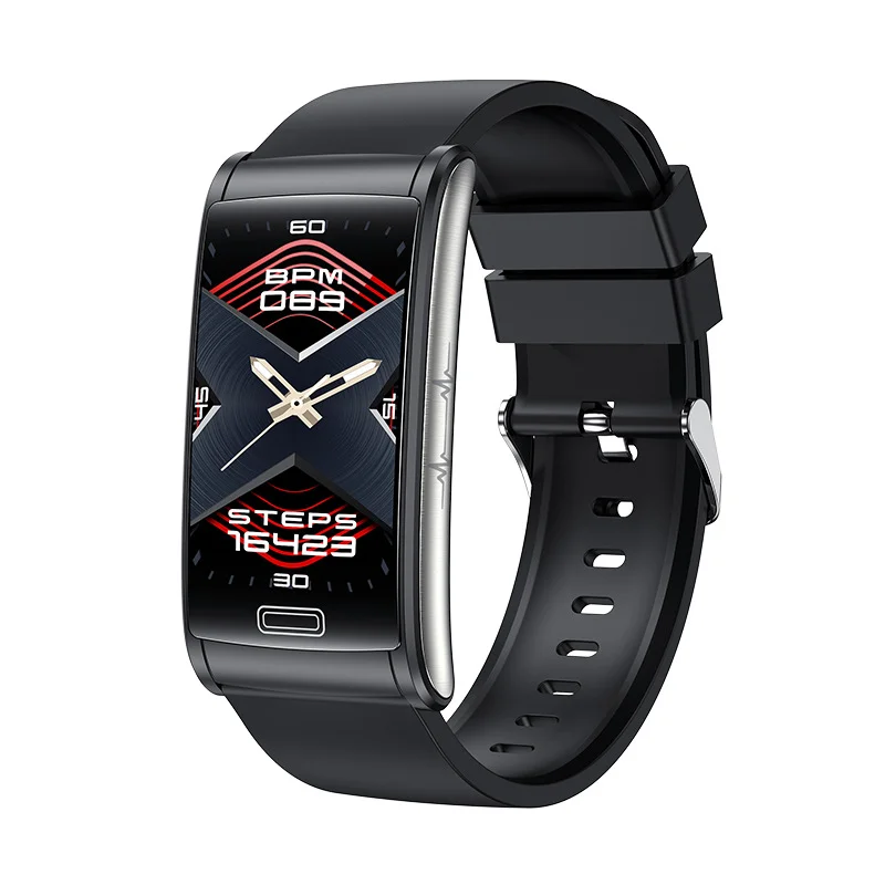 2023 Newest Medical E600 Smart Watch Ip68 Waterproof Temperature Blood Glucose Smartwatch ECG PPG