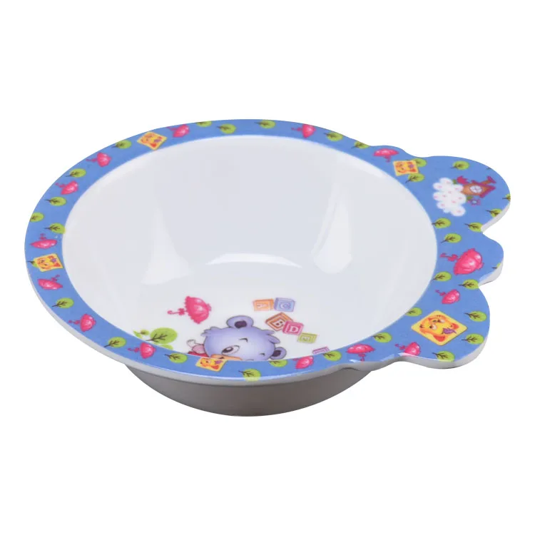 Ocean range melamine fish shaped child bowl