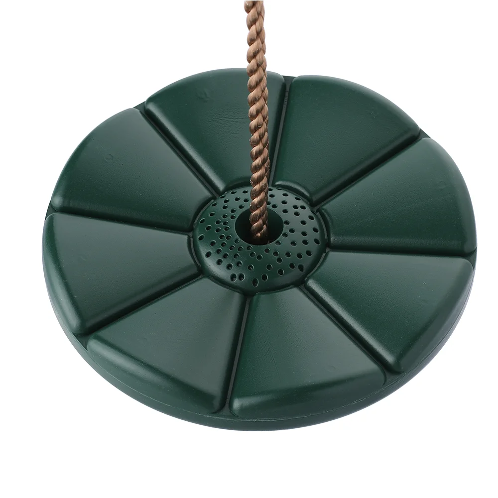 2021 Factory Outdoor Blow Molding Backyard Disc Swing Set With Climbing Rope Cheap Price Tree Swing Seat for kids