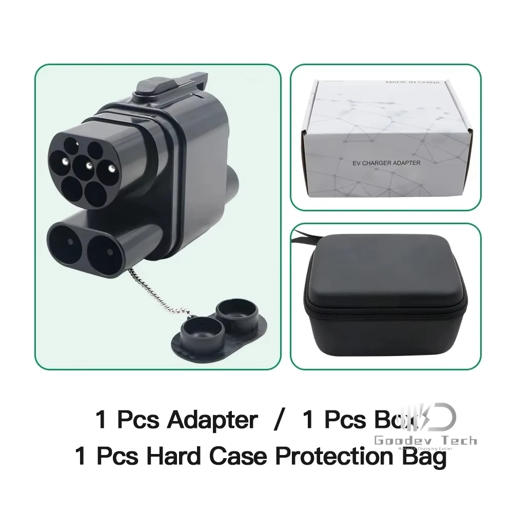 CCS2 to CCS1 EV Connector 200A 250A DC 250KW 1000V DC Charging Adapter Fast Charging CCS2 To CCS1 Adapter