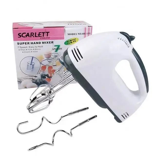 wholesale 2 in1 kitchen dough flour stick hook electric hand held egg beater whick