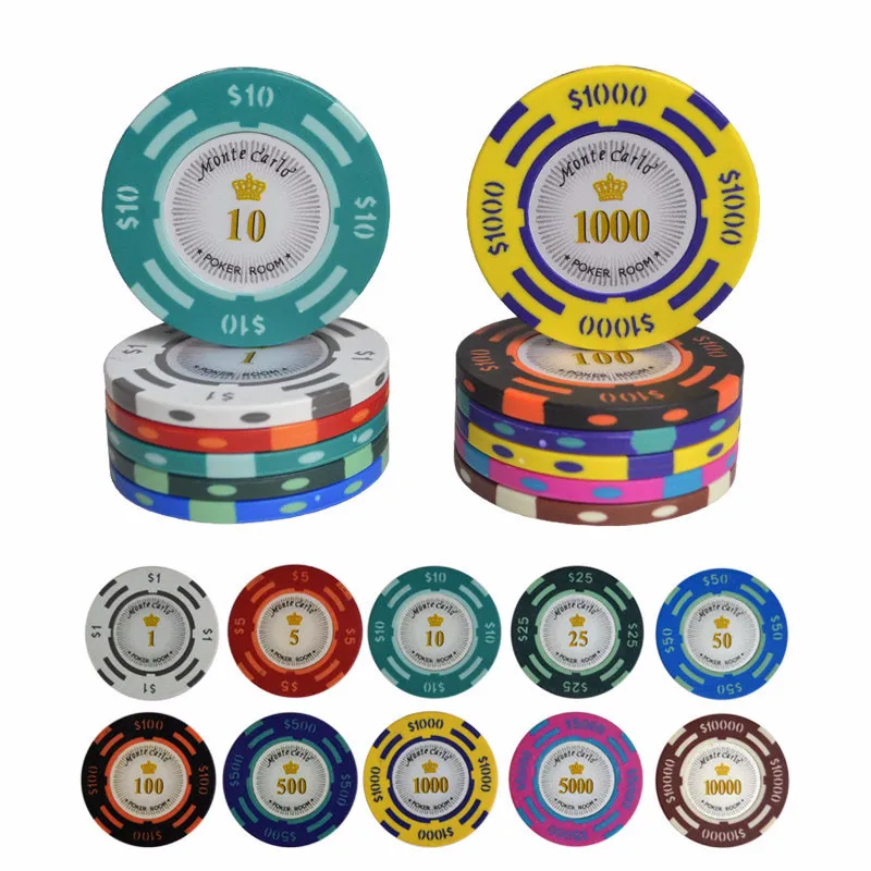 Wholesale sale cheap  clay poker chips customized for casino tokens best quality poker chips