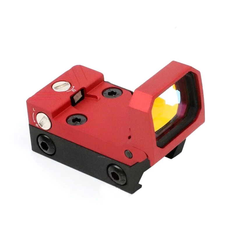 Outdoor Tactical Hunting Collapsible Holographic flippable Red Dot Sight Reflex Sight Fit 20mm