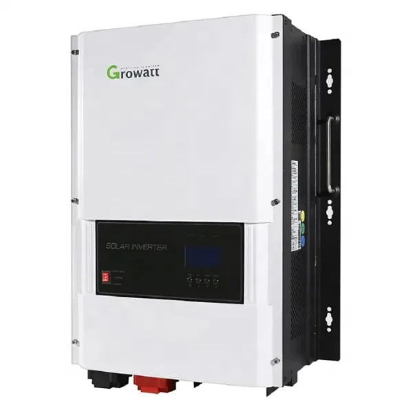 80A MPPT Controller SineWave Growatt 48V 6KW 120V 240V Split Phase Off Grid Solar Inverter SPF 6000T DVM