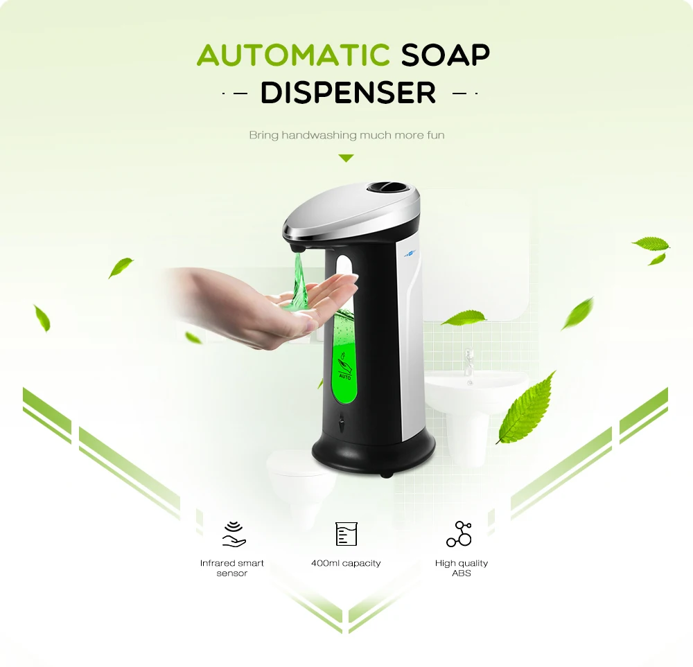Luxury infrared induction sensor plastic hand wash gel soap dispenser mounted foam automatic liquid soap dispensers touchless