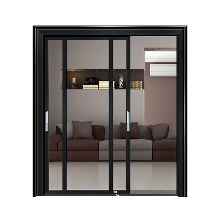 Office AS 2047 powder coated aluminum double glass sliding window for kenya nepal market