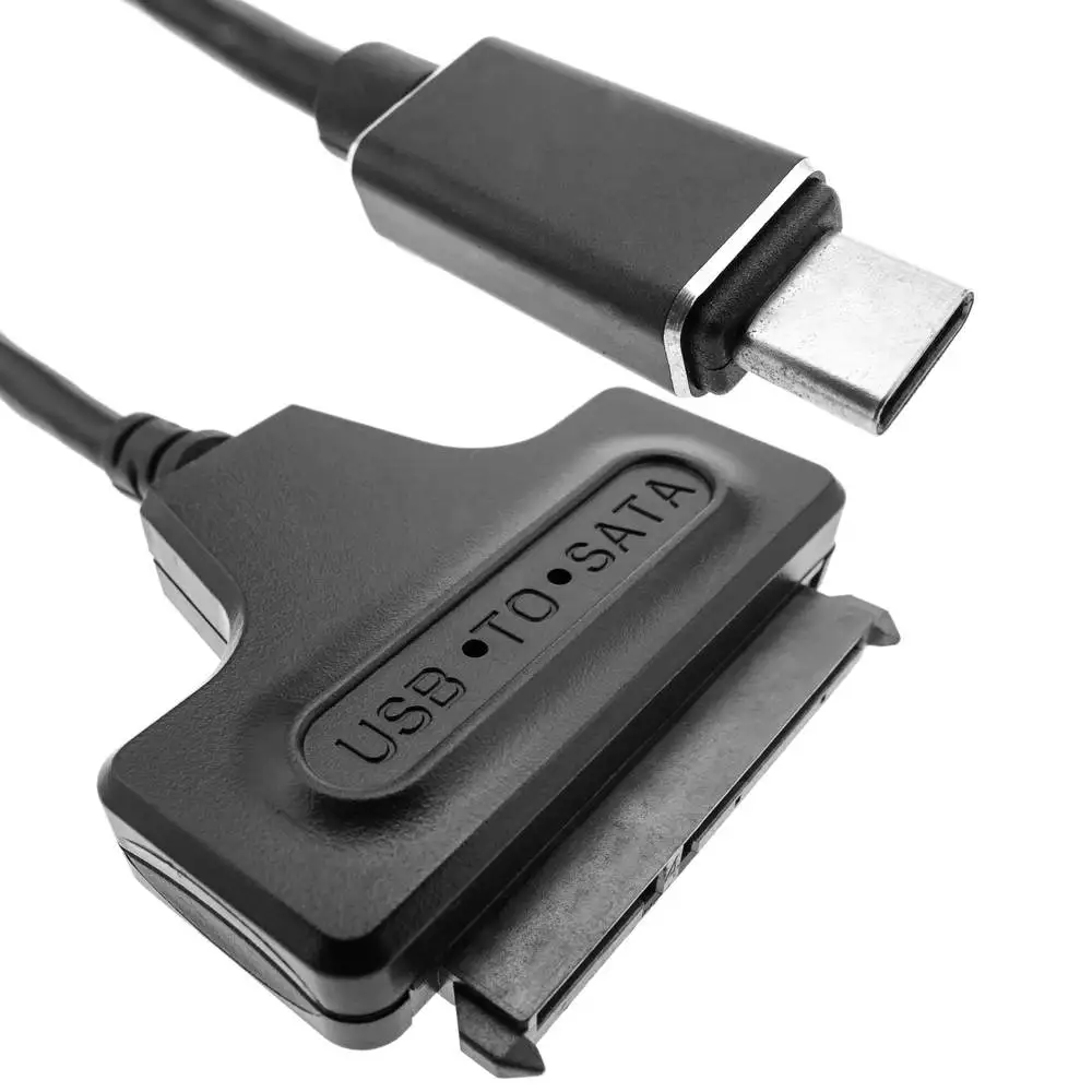 Adapter USB-C 3.1 male to SATA 15+7 pin for HDD and SSD hard disk