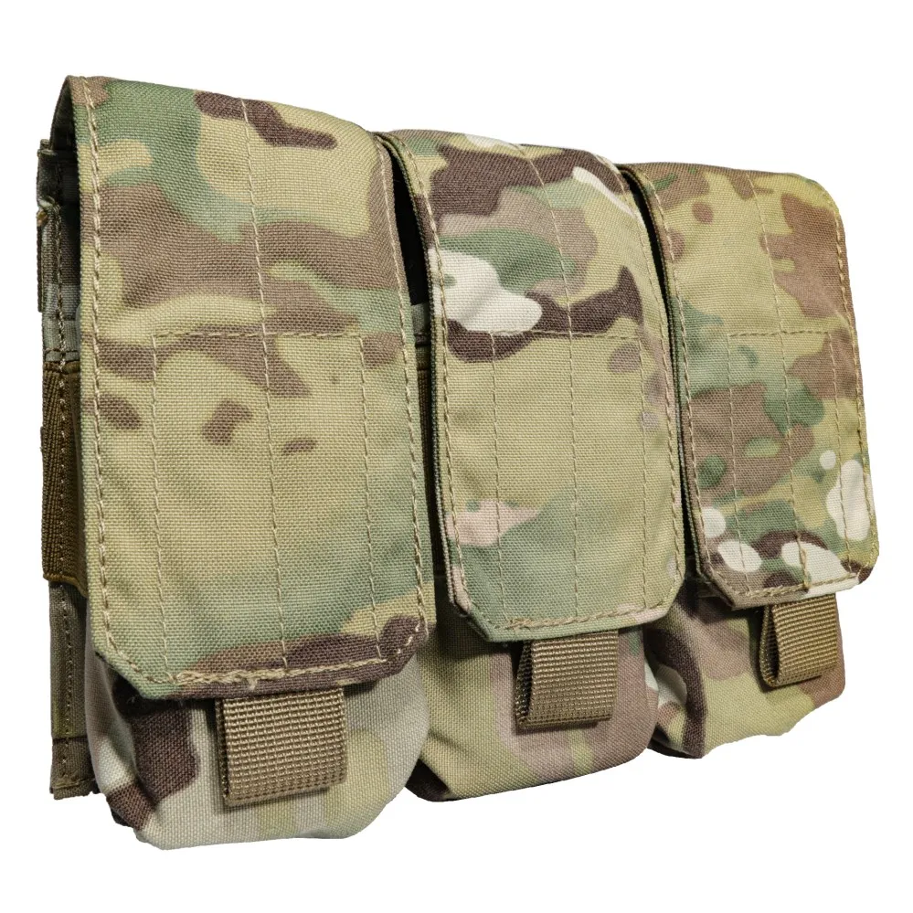SPARK TAC 1634 Tactical Laser Cut Flap Magazine Pouch Cordura Camouflage Tactical equipment mag pouch