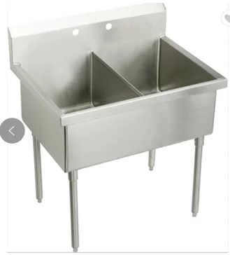 
NSF Stainless steel 3 Compartment Commercial Sink with Drainboard 18 inch 