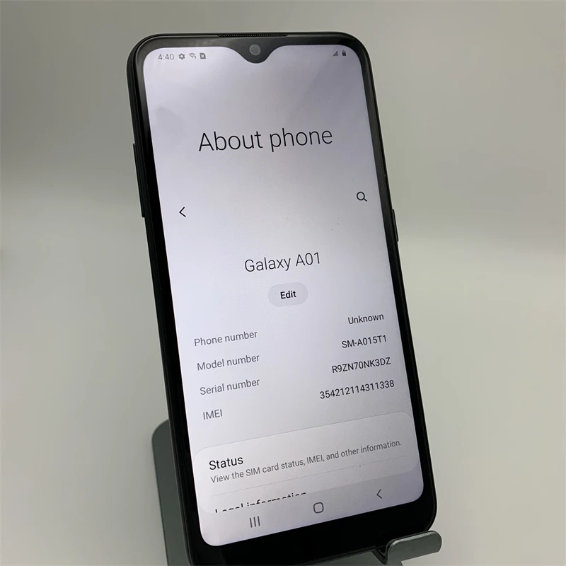 Wholesale Hot Sale Unlocked Second Hand Phones Used  Android Smartphone Mobile Phone Original for Samsung A01  Cheap Price