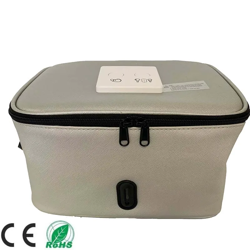 
UV sterilizer box, UVC Cleaner Disinfection Lamp Compact for Mobile Phone, Clothes, Glasses Kills 99.9% of Germs Viruses 