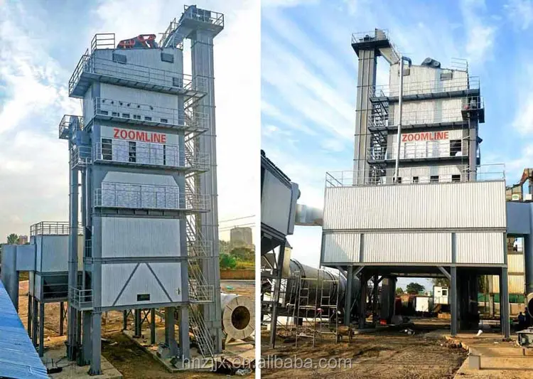 Environmentally friendly 240tph asphalt hot mix plant equipment price
