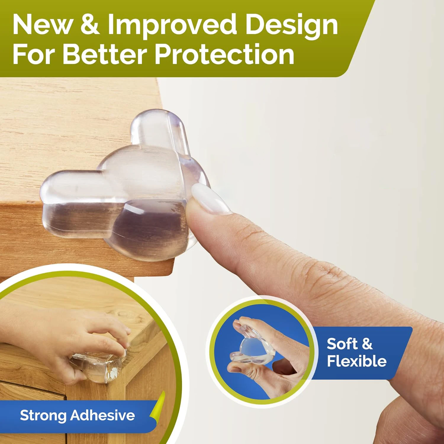 Transparent safety corner protector corner protector for desktop furniture table corner protector