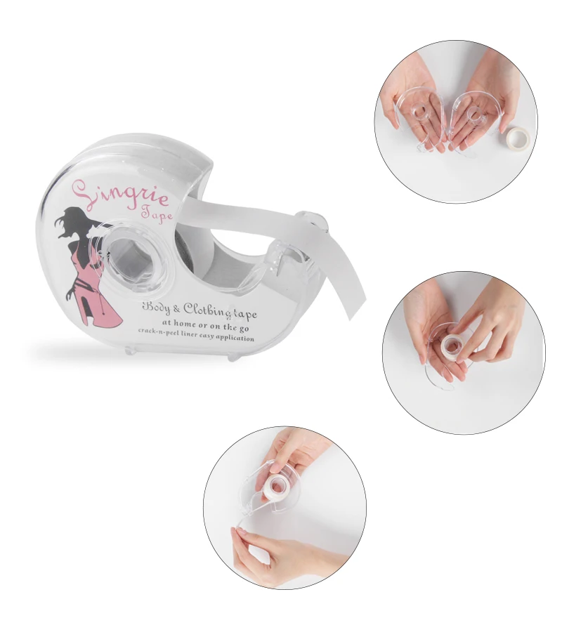 Transparent Invisible Double-Stick Clothing Body Tape Double Sided Adhesive Lingerie Tape