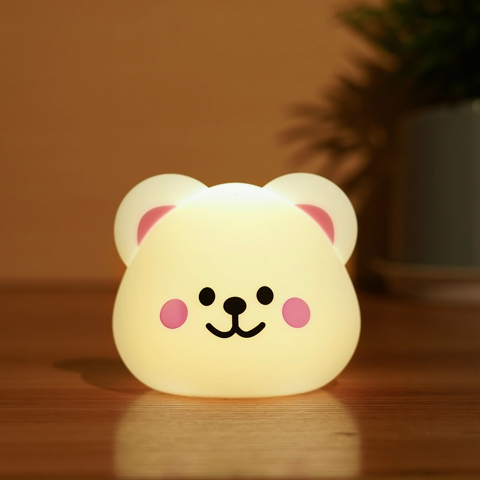 Rechargeable LED Night Light with Silicone Touch Sensor Kids Lamp for Home Use USB Power Supply and Battery Source touch light