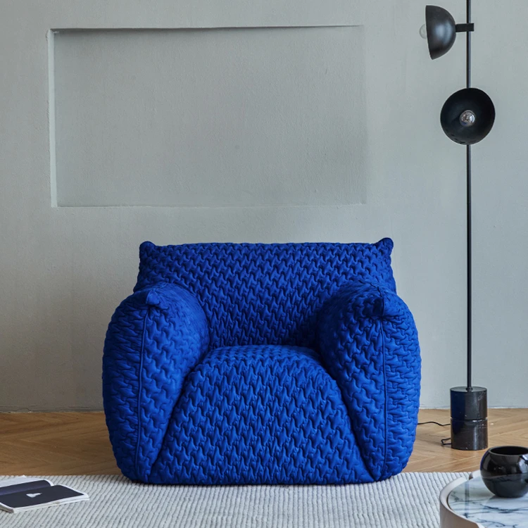 Modern Simple Nordic Designer NUVOLA SOFA Klein Blue Sofa Living Room Furniture sets Sofa Light Luxury Art Baxter Single 2 seats