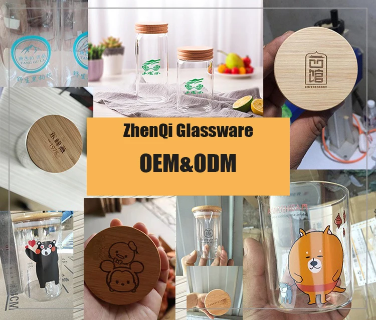 Hot Sell Convenient High Borosilicate Airtight Food Storage Kitchen Glass Jars With Bamboo Lids