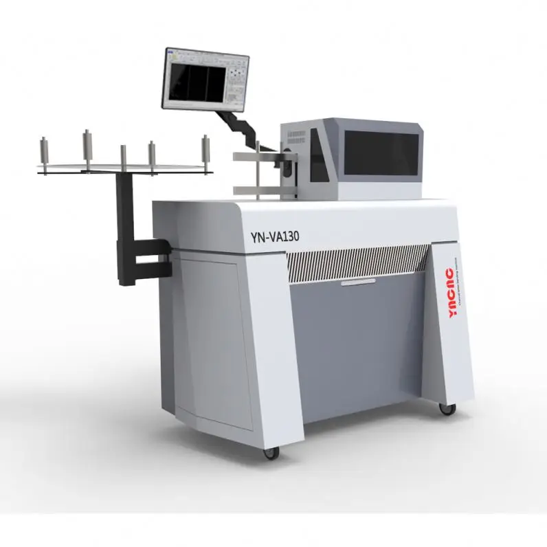 YNCNC cnc канальный шлифовальный станок с автоматической резкой профилей из нержавеющей стали и алюминия