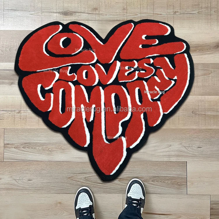 Коврик ручной работы с логотипом