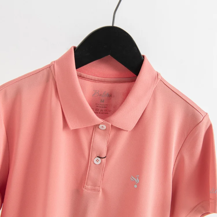 Best Quality Polo Shirt For Women Sustainable Outdoor Sport Embroidery Logo Plastic Bag Package From Vietnam Factory