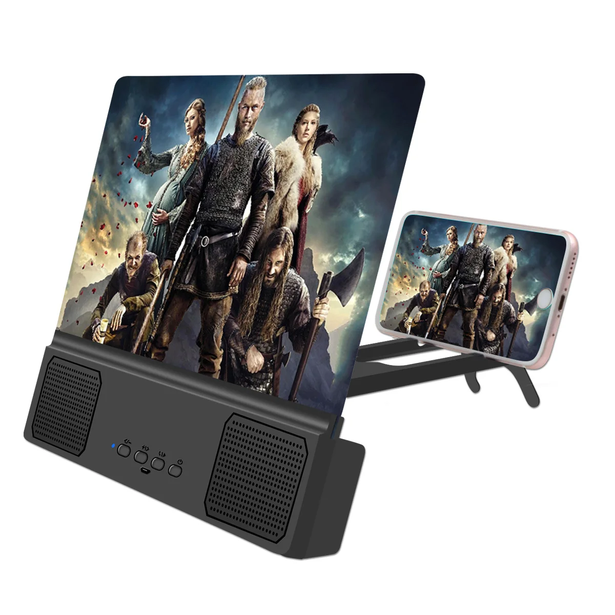 Universal Mobile Phone 14 inch Screen Magnifier Enlarger Video Amplifier Projector Bracket Desktop Holder Stand