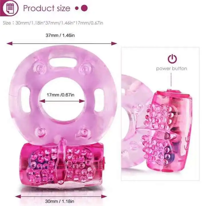 Juguetes Sexuales Pene Anillo Vibrador Para Hombres Vibrating Ring Cock Penis Ring For Men delayed ejaculation Sex Toy