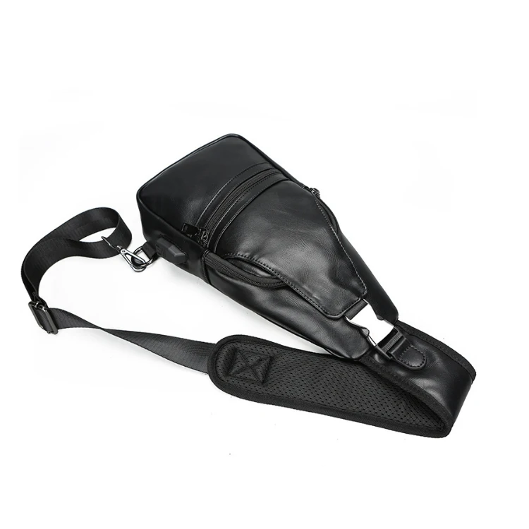leather chest bag oem chest bag chest shoulder bag for men