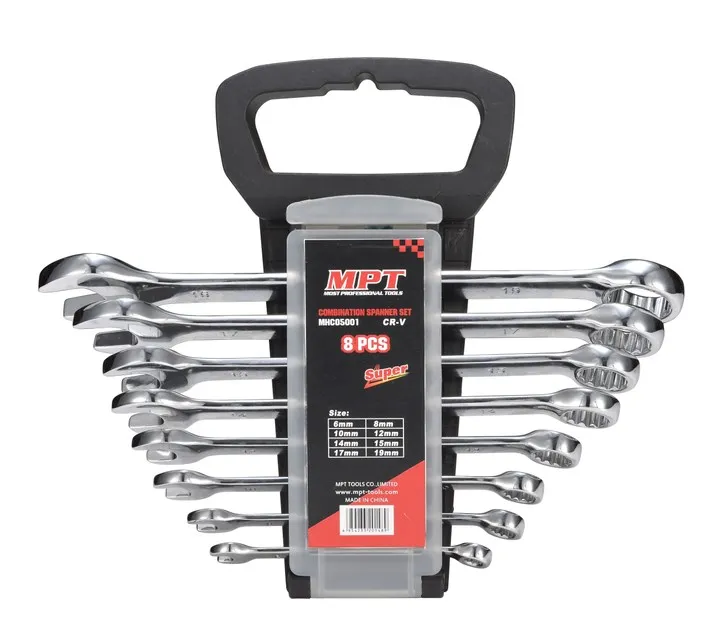MPT MHC05001 8PCS ALL IN ONE COMBINATION SPANNER SET AUTOMOTIVE TOOL KIT WHEEL BEARING REMOVAL TOOL KIT