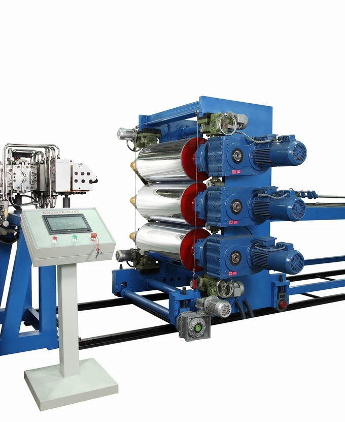 Полностью автоматический ПЭТ листа экструдер для переработки 100% хлопья