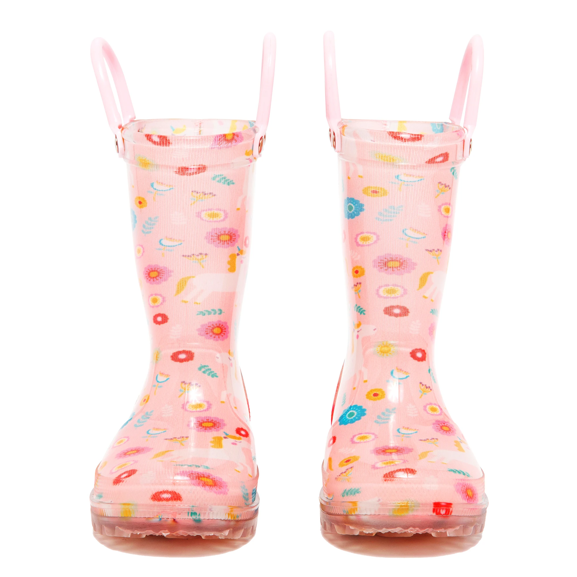 pvc Light Up Rain Boots for Little Kids
