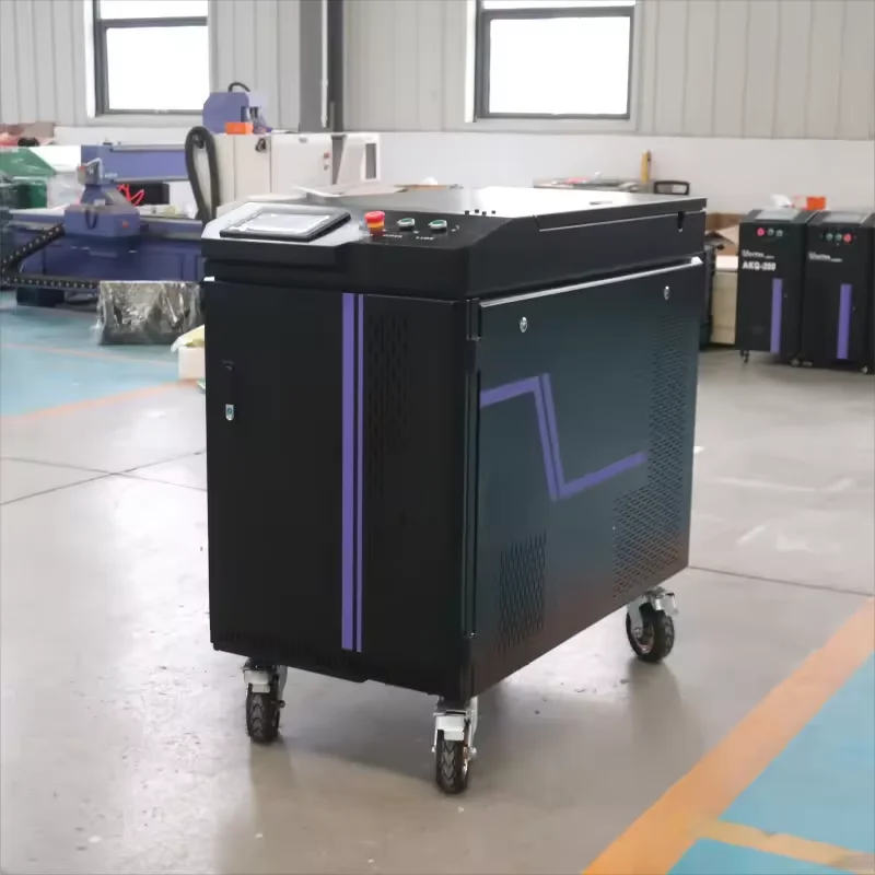 Jinan ACCTEK 200W 300W 500W Pulse Metal Wood Paint Laser Cleaning Machine 1000W Laser Cleaner