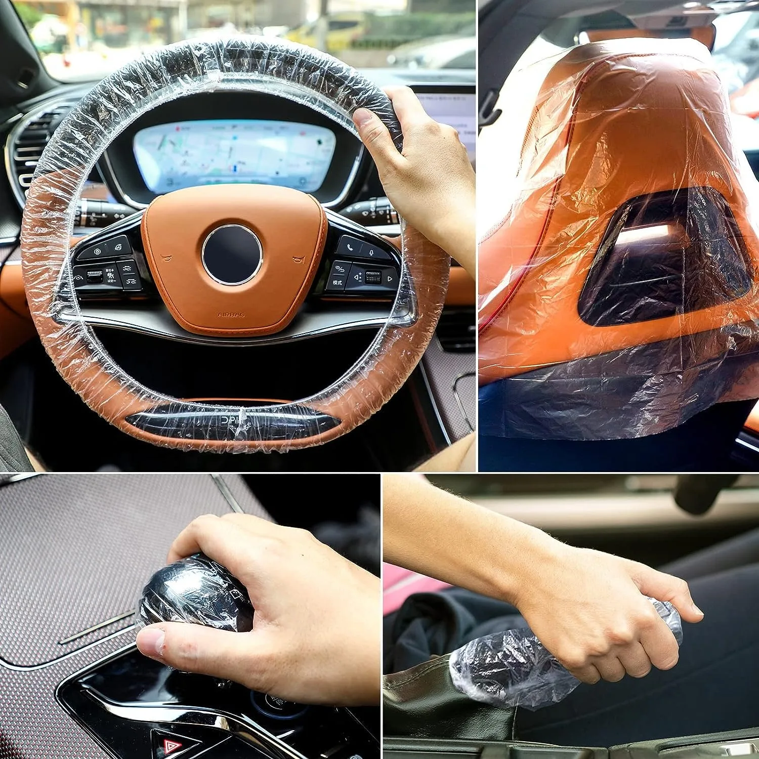 low price wholesale customized disposable truck steering wheel cover for car accessories