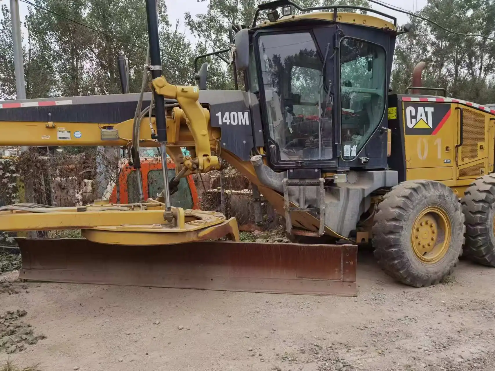 Used motor grader CAT140M original Brazil made Caterpillar 140M strong working ability superior performance up for sale