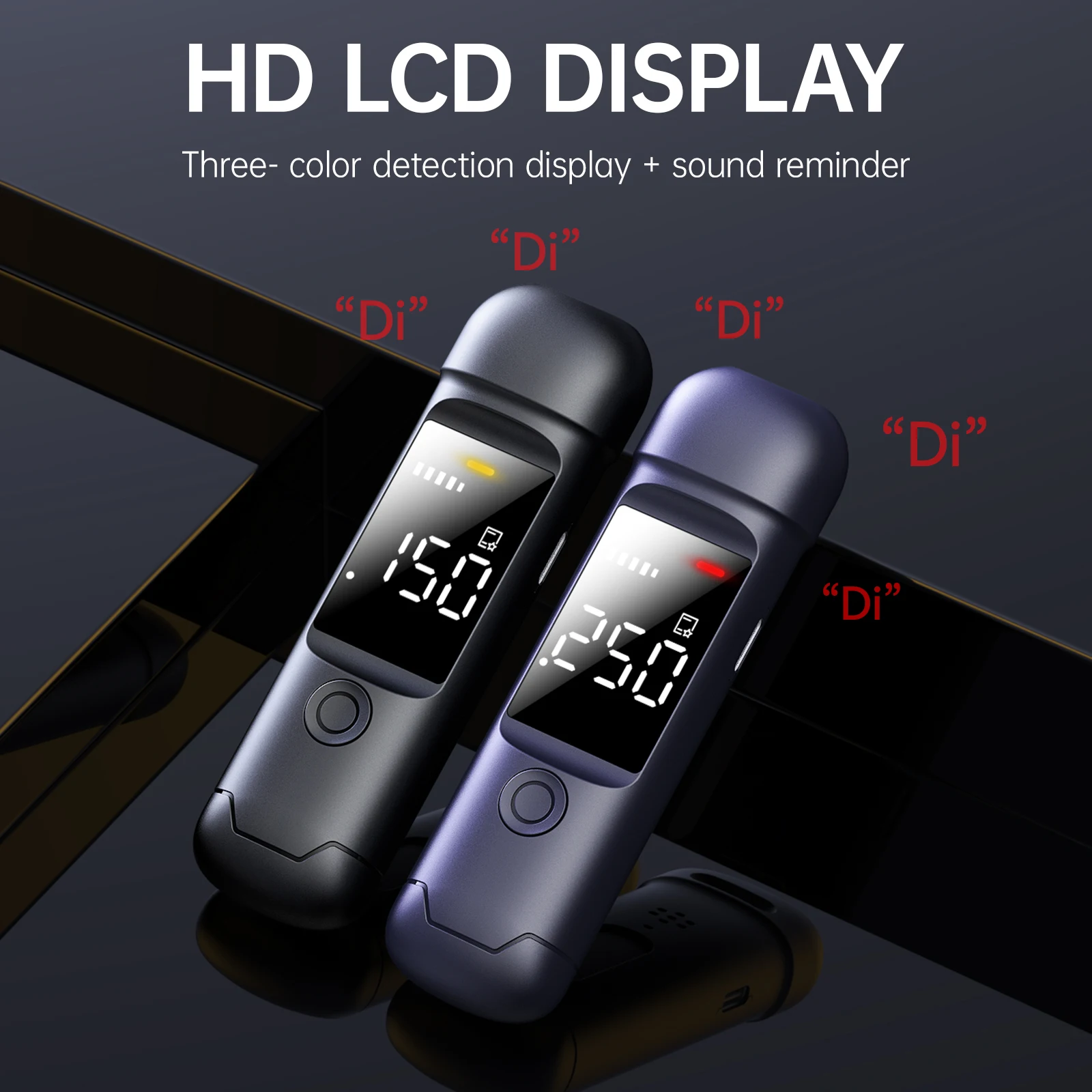 Europe High-precision Portable Digital Alcohol Meter Breathalyzer Alco Tester Breath Testers Alcohol Checker Alcoholic Detector