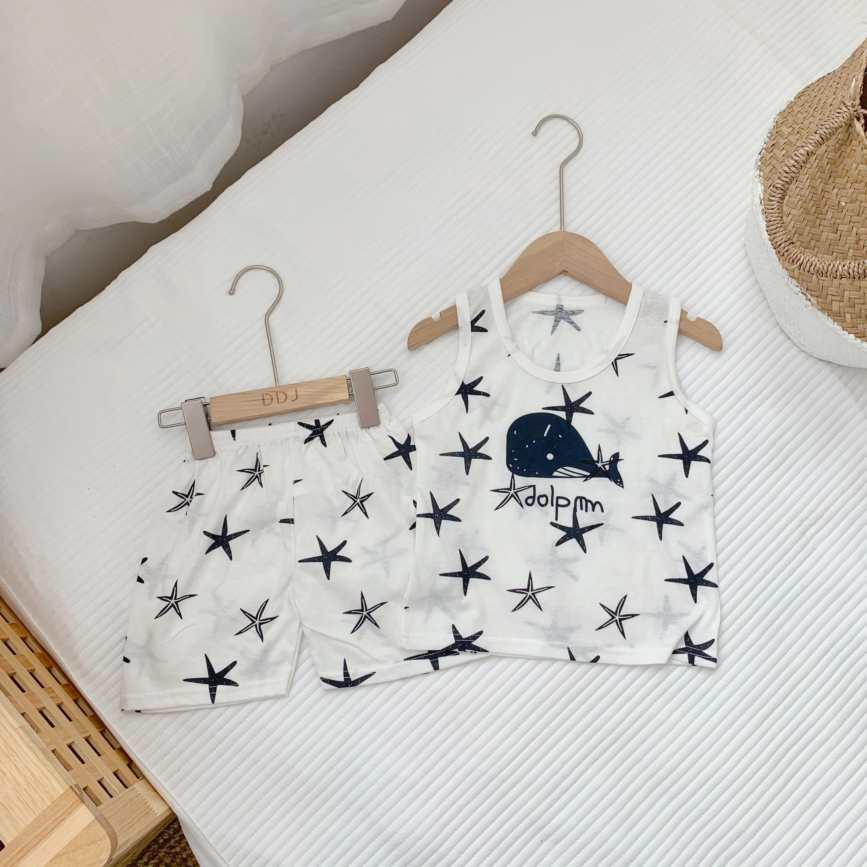 Летняя Пижама с коротким рукавом, распродажа, одежда для сна с забавным дизайном, пижамы, новая детская ночная рубашка, комплекты детской одежды