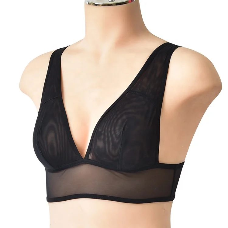 Mesh Lingerie Women Sexy Underwear Without Underwire ODM bra for women