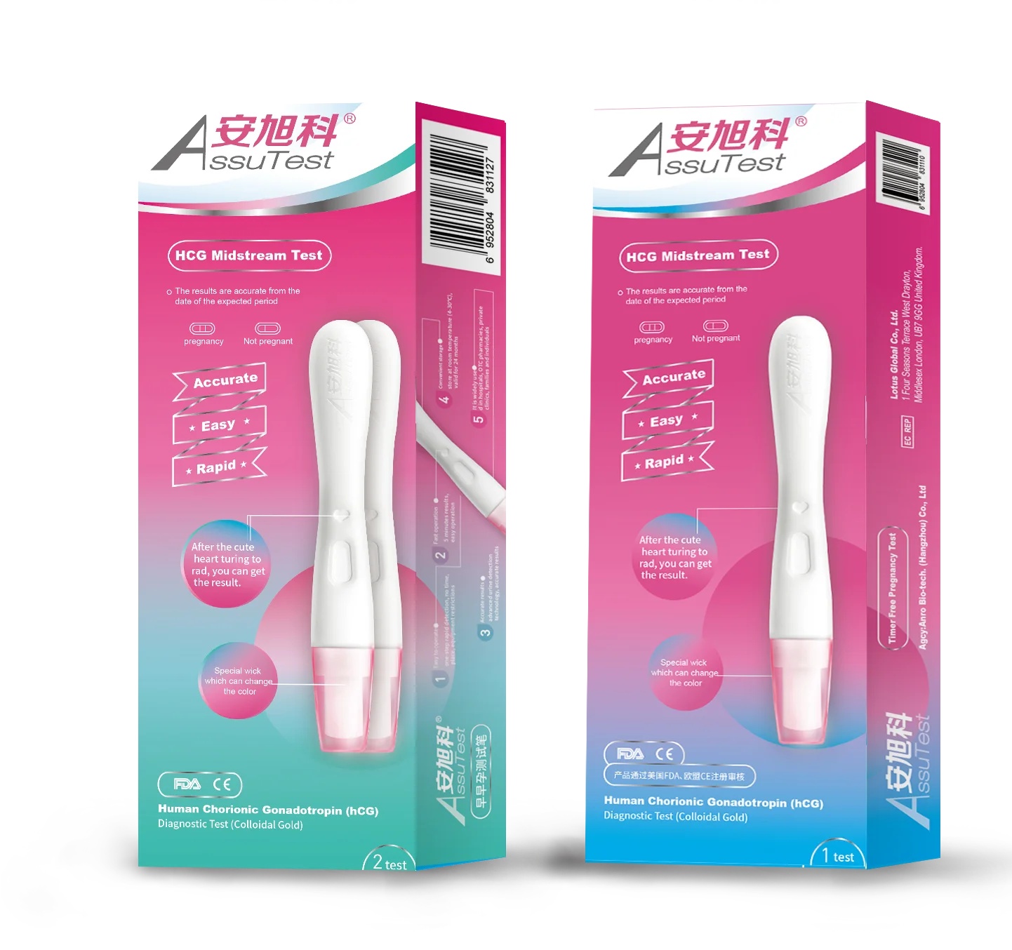 Один шаг Цифровой точный ХГЧ, тест на беременность, бумажная карточка ручка ХГЧ, тест