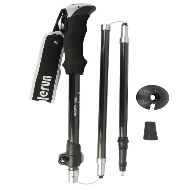 Full carbon Portable New Style Superior Quality Trekking Poles YMC5-E7-GY  Walking Hiking Trekking Poles / Sticks with Cork Hand