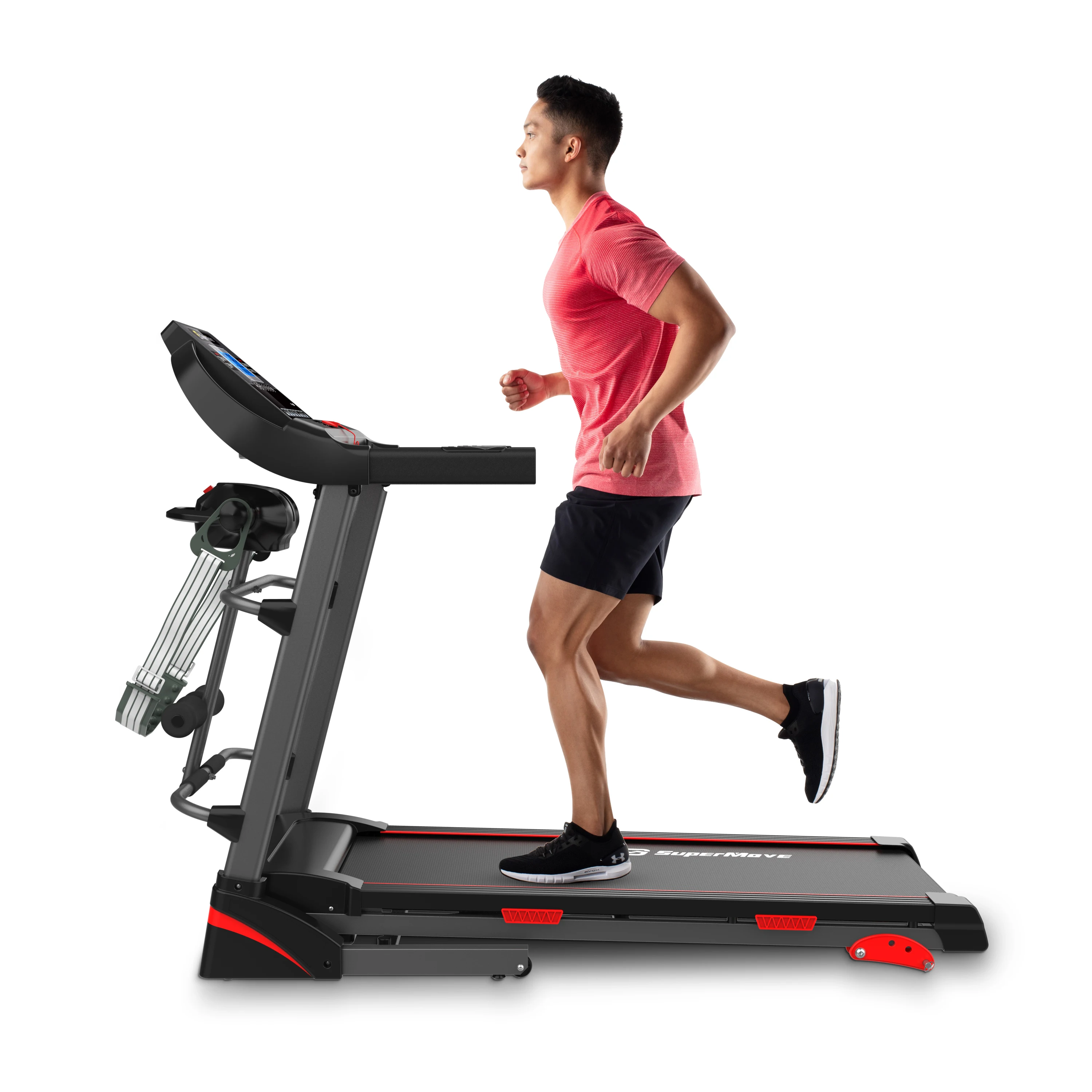 SuperMove LCD screen for Time speed distance calorie Max User Weight 130KG electronic sports treadmills