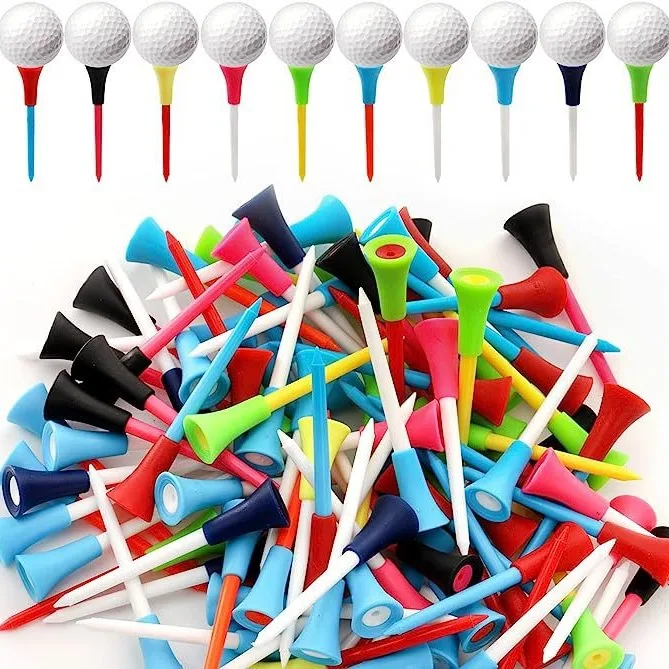 Wholesale Multi Color Golf Accessories Durable Rubber Plastic Golf Ball Spike Cushion Top Golf Tees